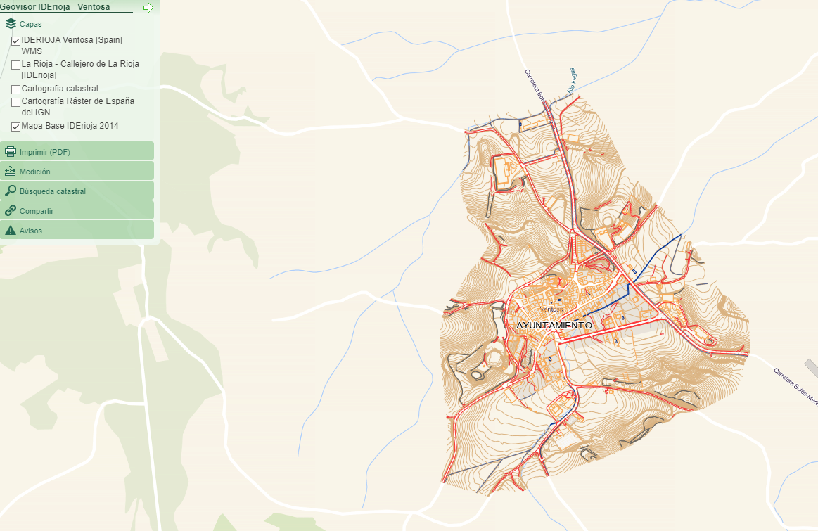 Visualizador municipal Ventosa